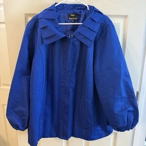Dennis Basso Women's Fill Zip Jacket With Pockets Plus Size 2x Windbreaker